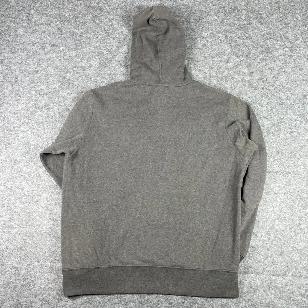 The North Face Hoodie Mens M Gray Since 1968 Pullover Half Dome Fleece